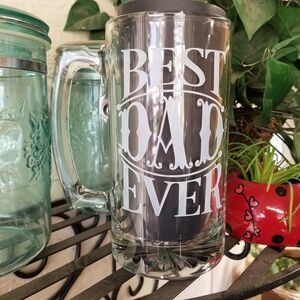 Father's Day Custom Etched Mug 26oz Best Dad Ever NEW